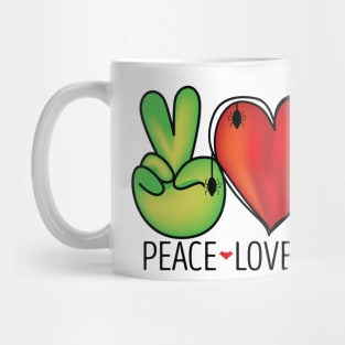 Peace Love Halloween Mug